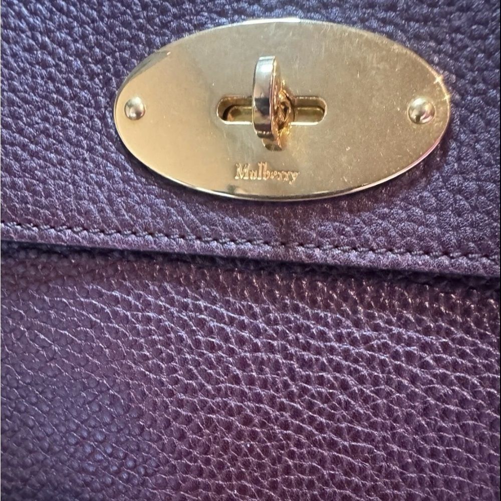 MULBERRY Oxblood Maroon Leather Classic Large Bayswater Tote Bag New Style - Picture 4 of 16